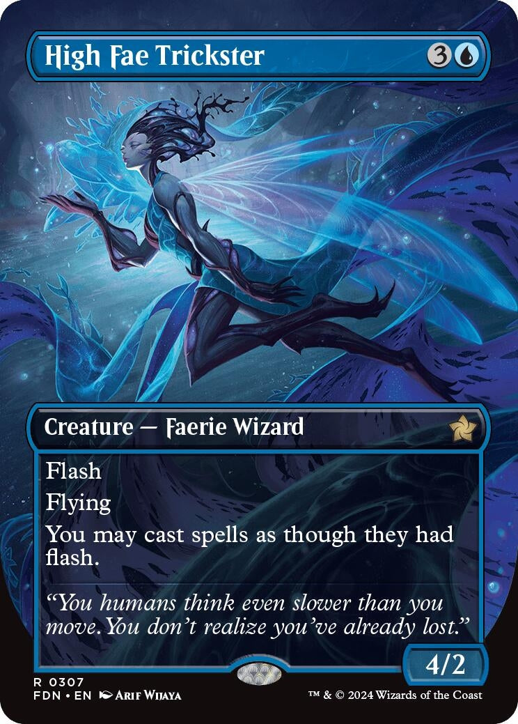 High Fae Trickster (Borderless) (307) (Foundations)