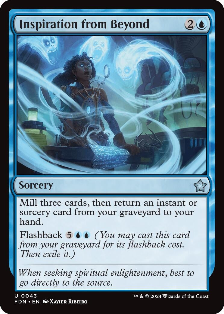 Image for Inspiration from Beyond (43) (Foundations) - Magic: The Gathering