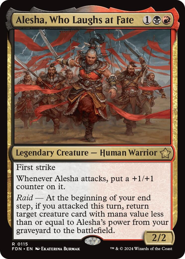 Alesha, Who Laughs at Fate (115) (Foundations)