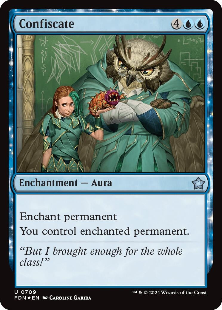 Image for Confiscate (709) (Foundations) - Magic: The Gathering