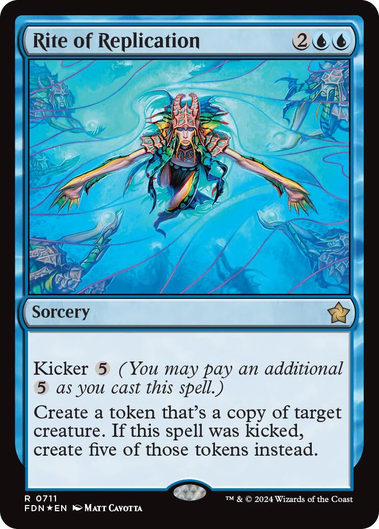 Image for Rite of Replication (711) (Foundations) - Magic: The Gathering