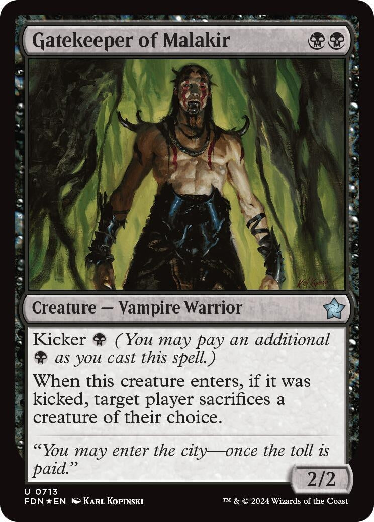 Gatekeeper of Malakir (713) (Foundations)