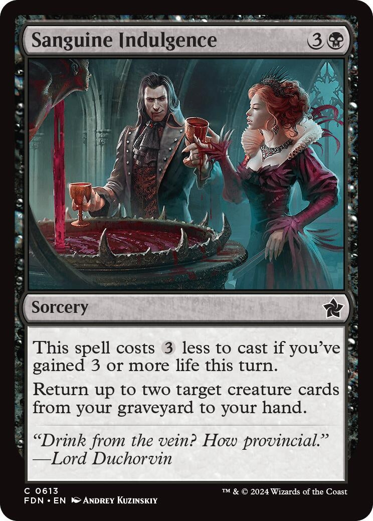 Sanguine Indulgence (613) (Foundations)