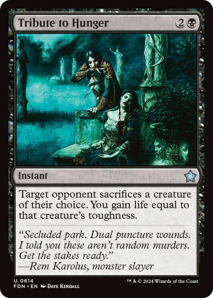 Tribute to Hunger (614) (Foundations)