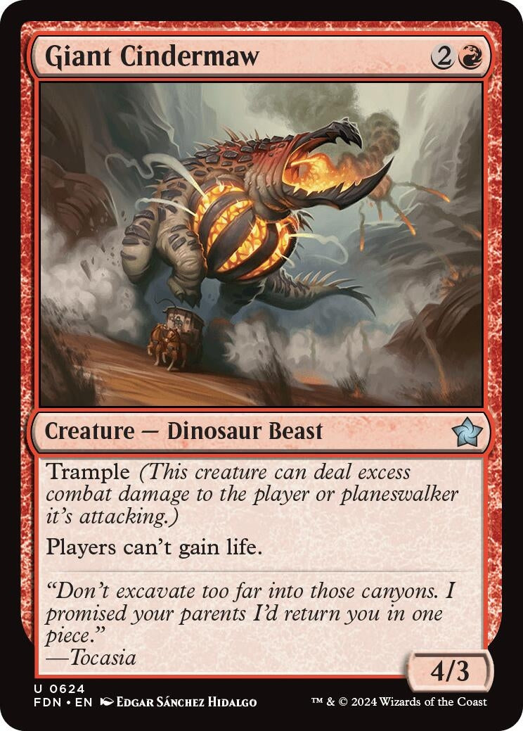 Giant Cindermaw (624) (Foundations)