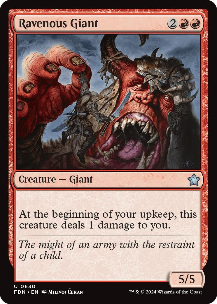 Ravenous Giant (630) (Foundations)