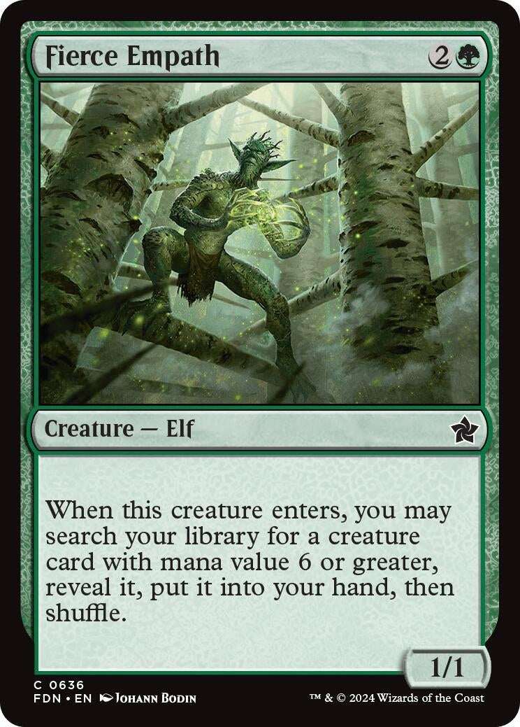 Image for Fierce Empath (636) (Foundations) - Magic: The Gathering