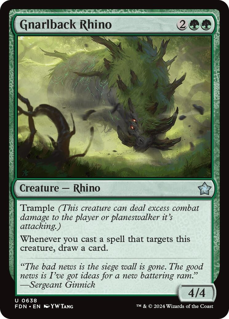 Gnarlback Rhino (638) (Foundations)