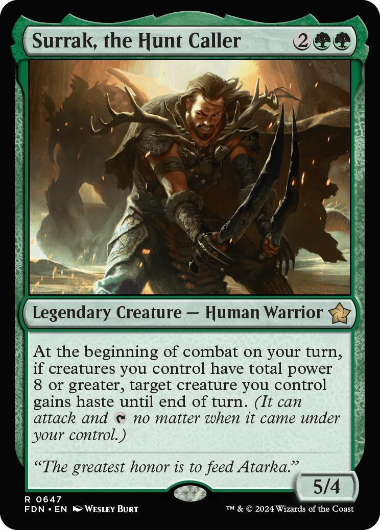 Surrak, the Hunt Caller (647) (Foundations)