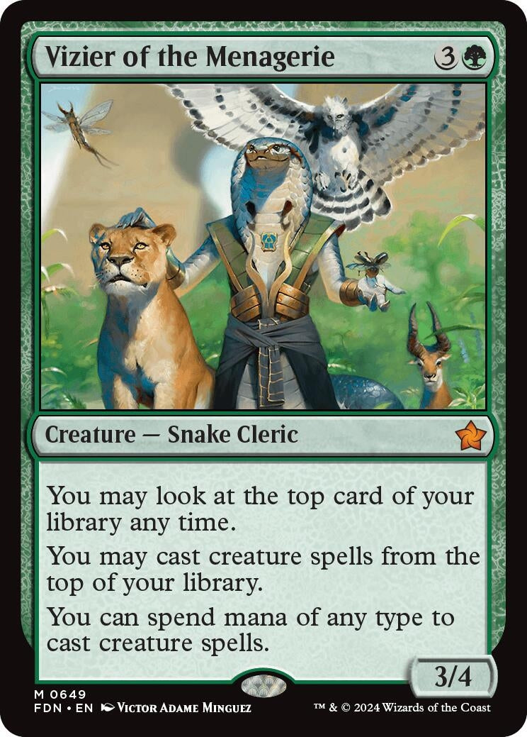 Image for Vizier of the Menagerie (649) (Foundations) - Magic: The Gathering