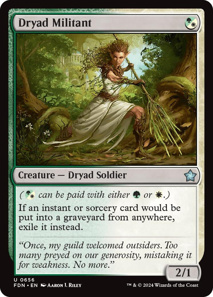 Dryad Militant (656) (Foundations)