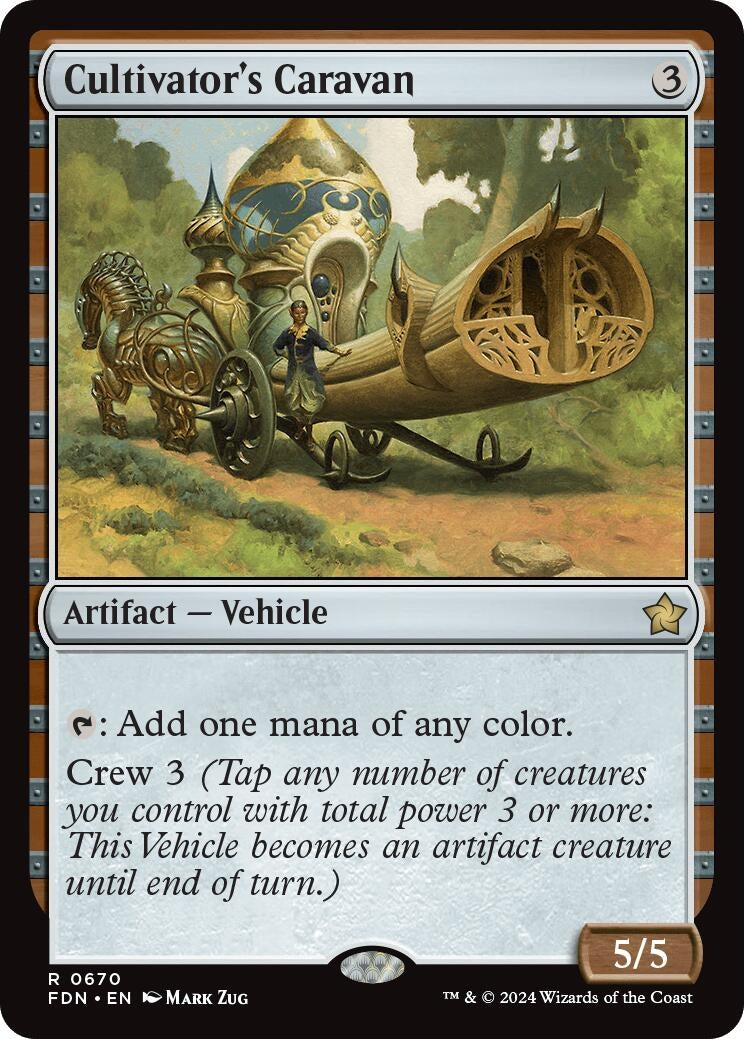 Image for Cultivator's Caravan (670) (Foundations) - Magic: The Gathering