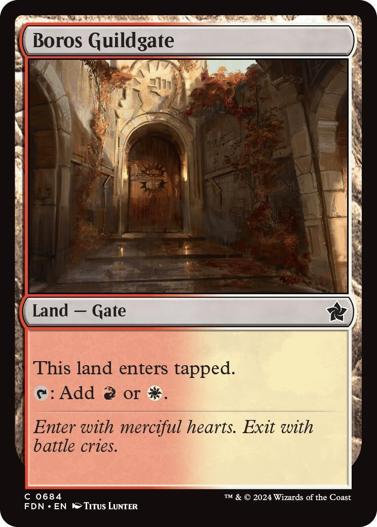 Boros Guildgate (684) (Foundations)