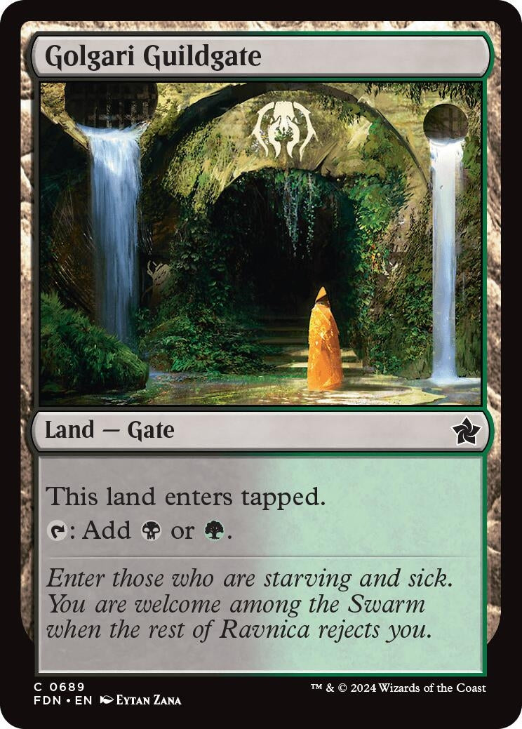 Golgari Guildgate (689) (Foundations)