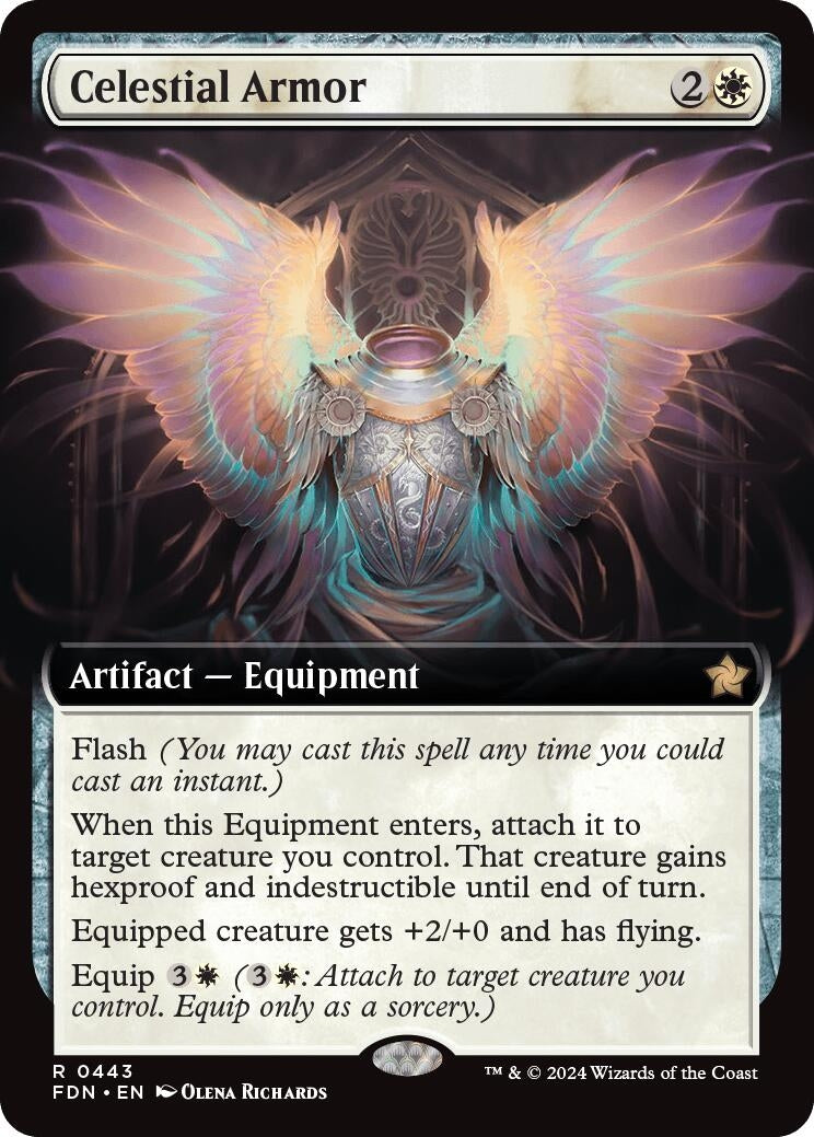 Celestial Armor (Extended Art) (443) (Foundations)