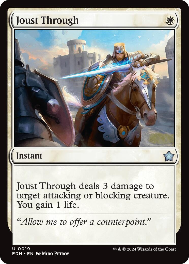 Joust Through (19) (Foundations)