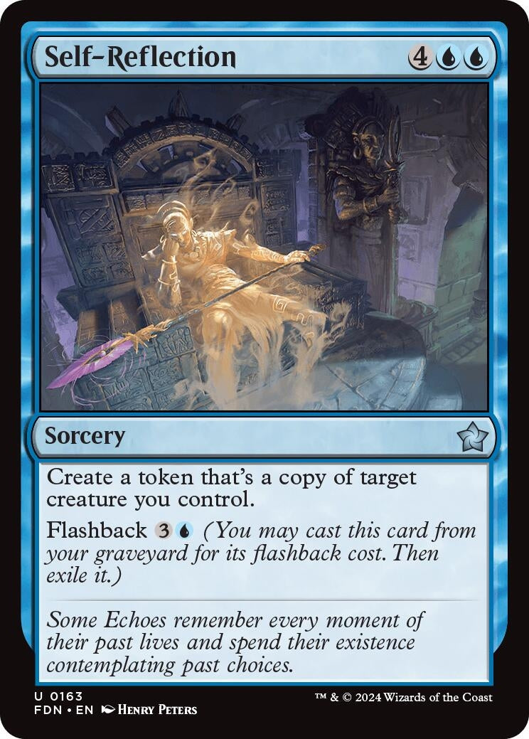 Image for Self-Reflection (163) (Foundations) - Magic: The Gathering
