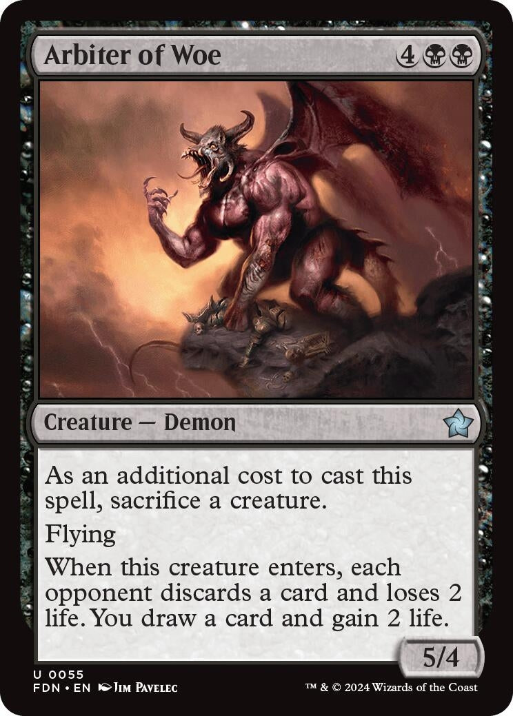 Image for Arbiter of Woe (55) (Foundations) - Magic: The Gathering