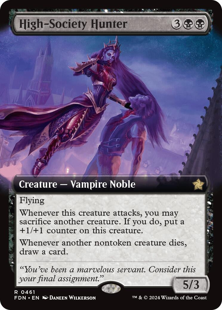High-Society Hunter (Extended Art) (461) (Foundations)