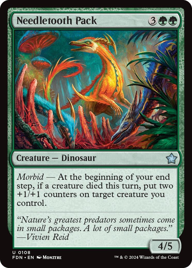 Image for Needletooth Pack (108) (Foundations) - Magic: The Gathering