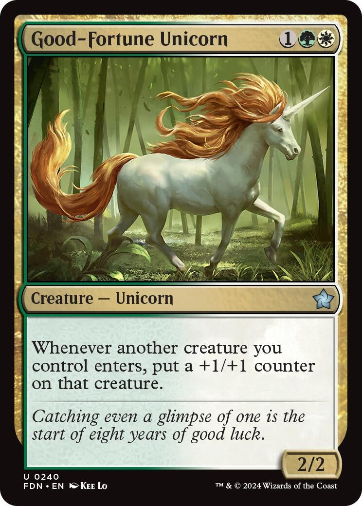 Good-Fortune Unicorn (240) (Foundations)