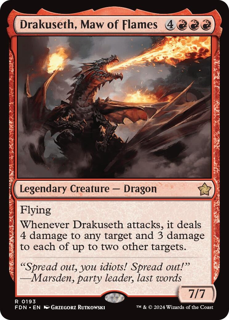 Drakuseth, Maw of Flames (193) (Foundations)