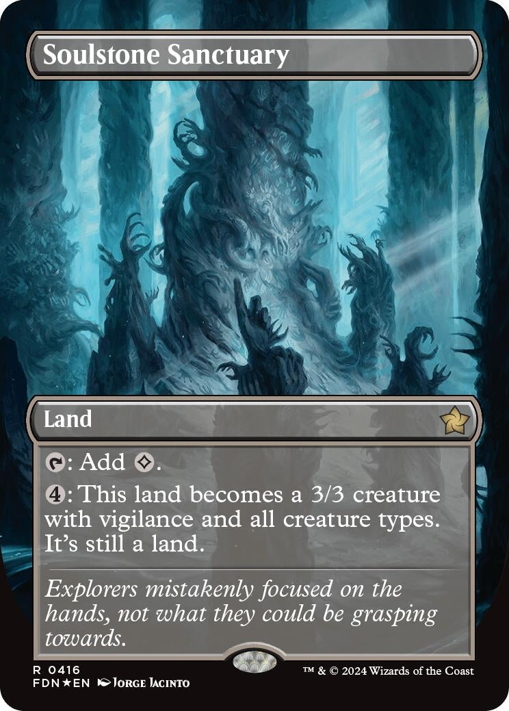 Soulstone Sanctuary (Borderless) (Mana Foil) (416) (Foundations)