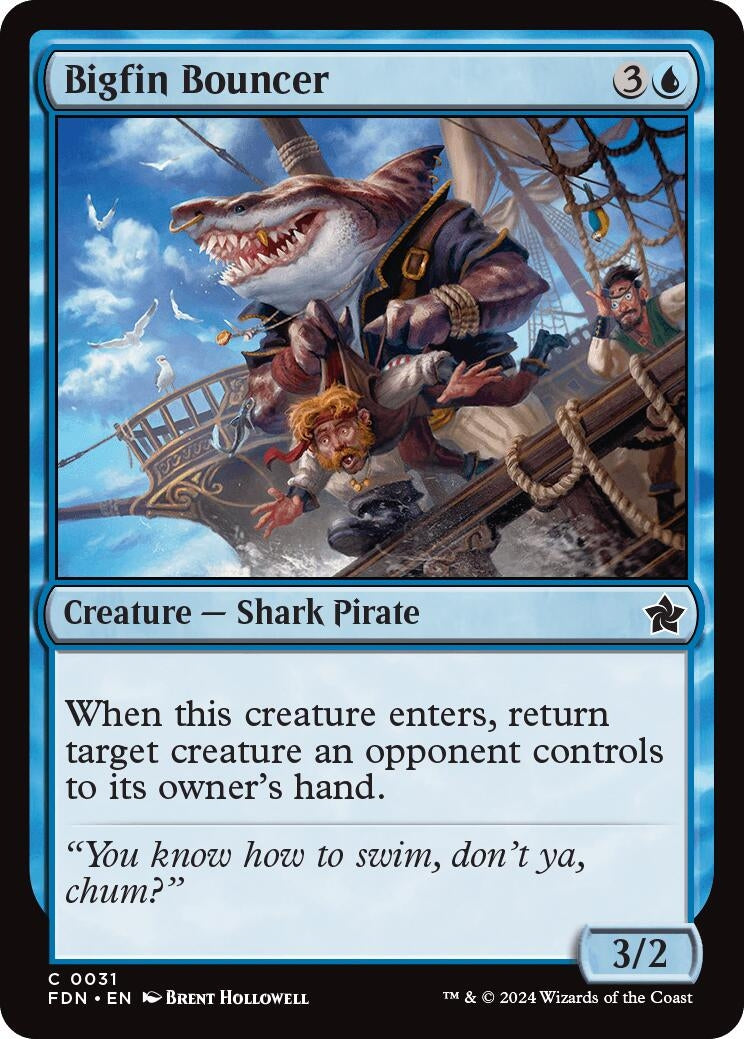 Image for Bigfin Bouncer (31) (Foundations) - Magic: The Gathering