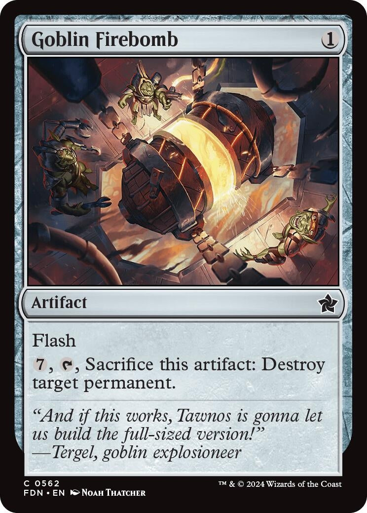Image for Goblin Firebomb (562) (Foundations) - Magic: The Gathering