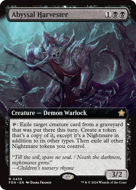 Abyssal Harvester (Extended Art) (458) (Foundations)