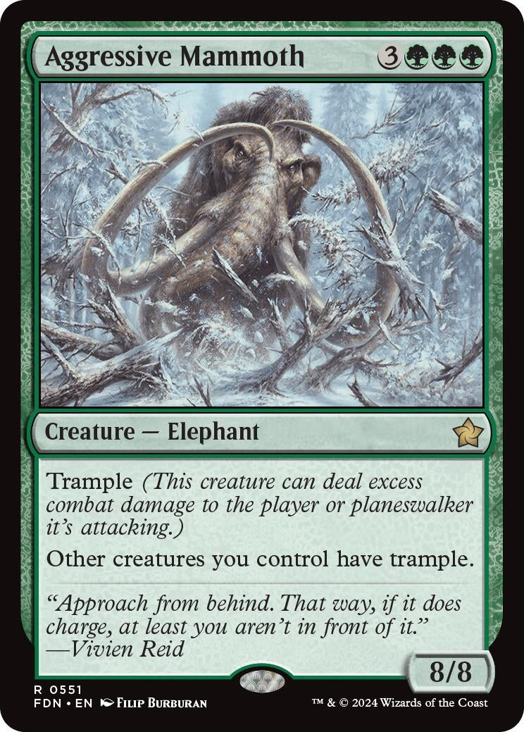 Aggressive Mammoth (551) (Foundations)