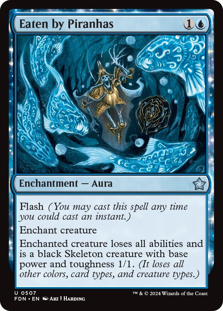 Image for Eaten by Piranhas (507) (Foundations) - Magic: The Gathering