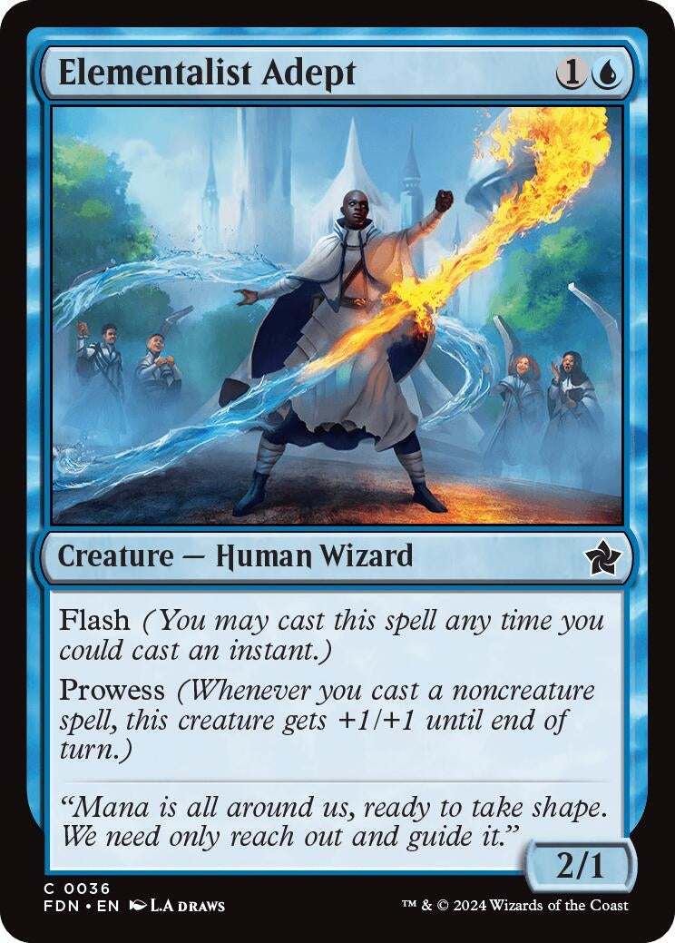Image for Elementalist Adept (36) (Foundations) - Magic: The Gathering