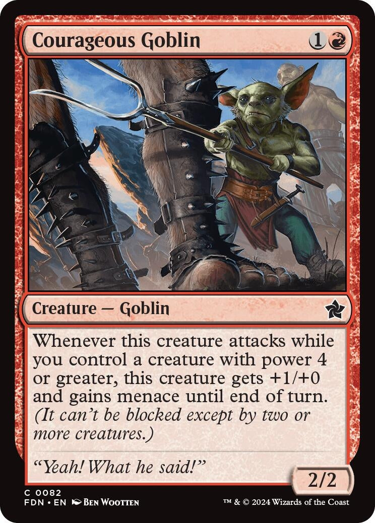 Courageous Goblin (82) (Foundations)