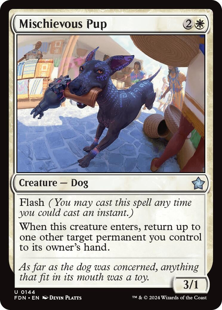 Mischievous Pup (144) (Foundations)