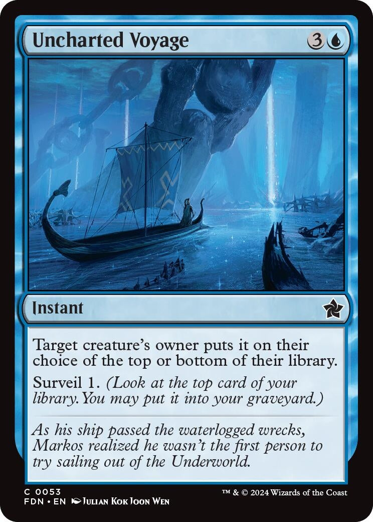 Uncharted Voyage (53) (Foundations)