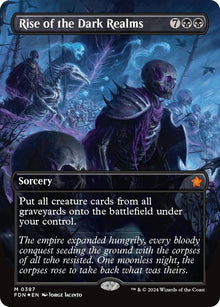 Image for Rise of the Dark Realms (Borderless) (Mana Foil) (387) (Foundations) - Magic: The Gathering