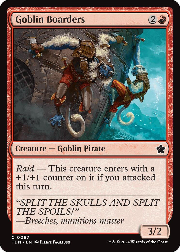 Image for Goblin Boarders (87) (Foundations) - Magic: The Gathering