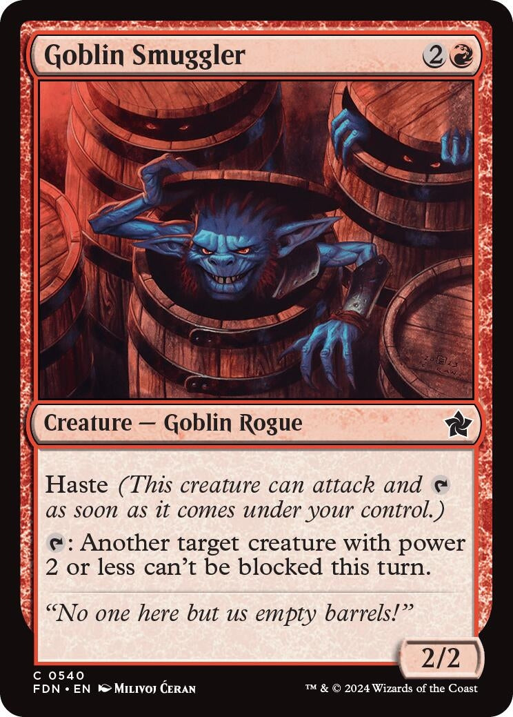 Image for Goblin Smuggler (540) (Foundations) - Magic: The Gathering