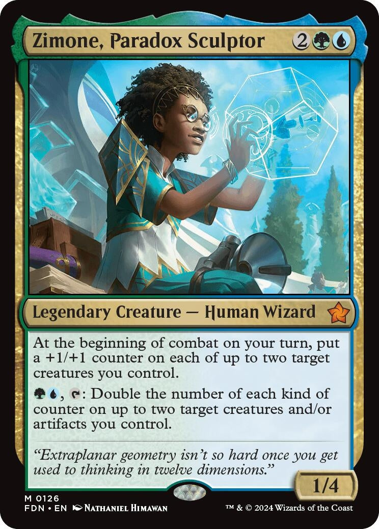 Image for Zimone, Paradox Sculptor (126) (Foundations) - Magic: The Gathering
