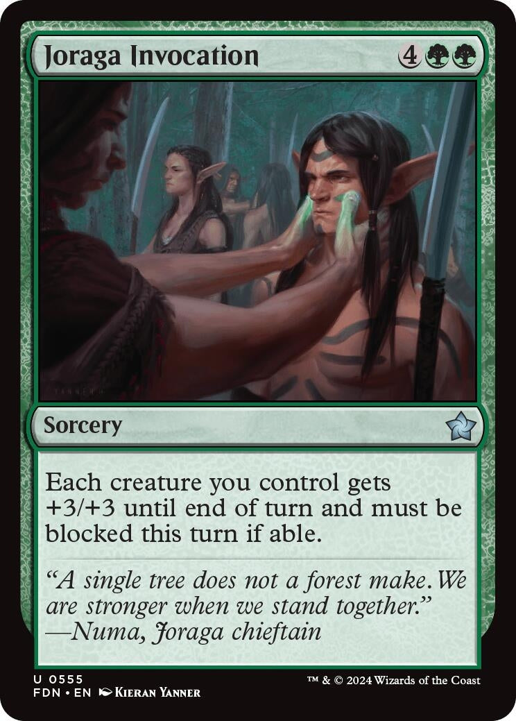 Joraga Invocation (555) (Foundations)
