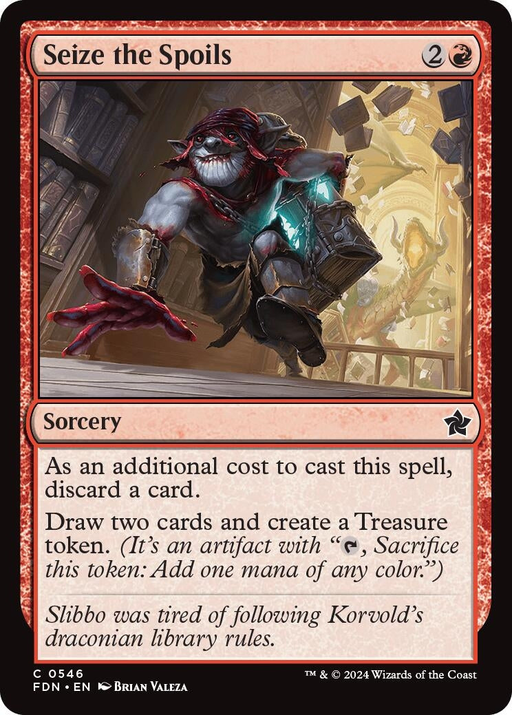 Image for Seize the Spoils (546) (Foundations) - Magic: The Gathering
