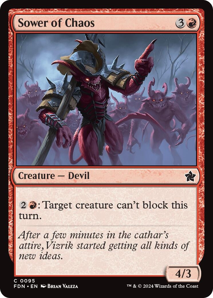 Sower of Chaos (95) (Foundations)