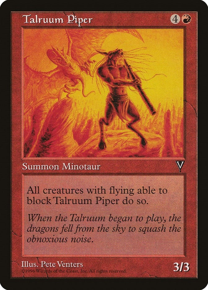 Image for Talruum Piper (Visions) - Magic: The Gathering