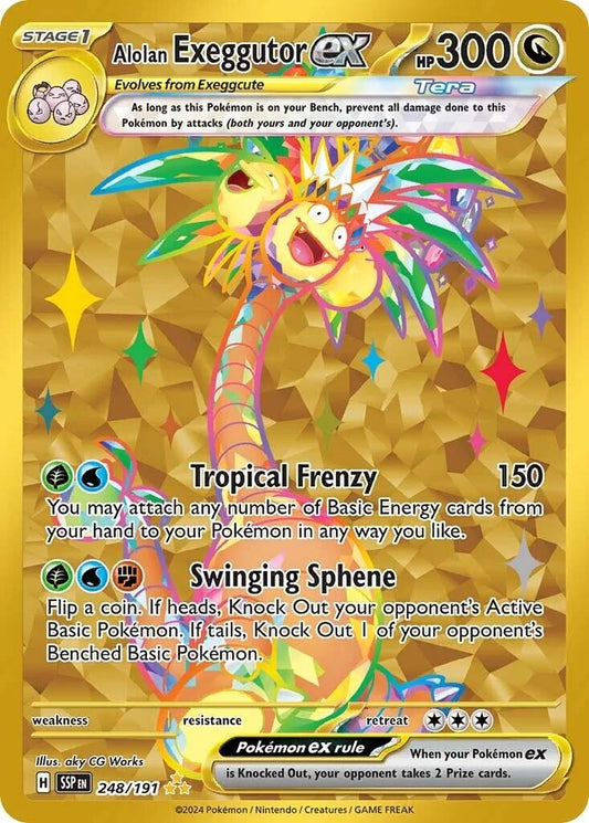 Alolan Exeggutor ex (248/191) (SV08: Surging Sparks)