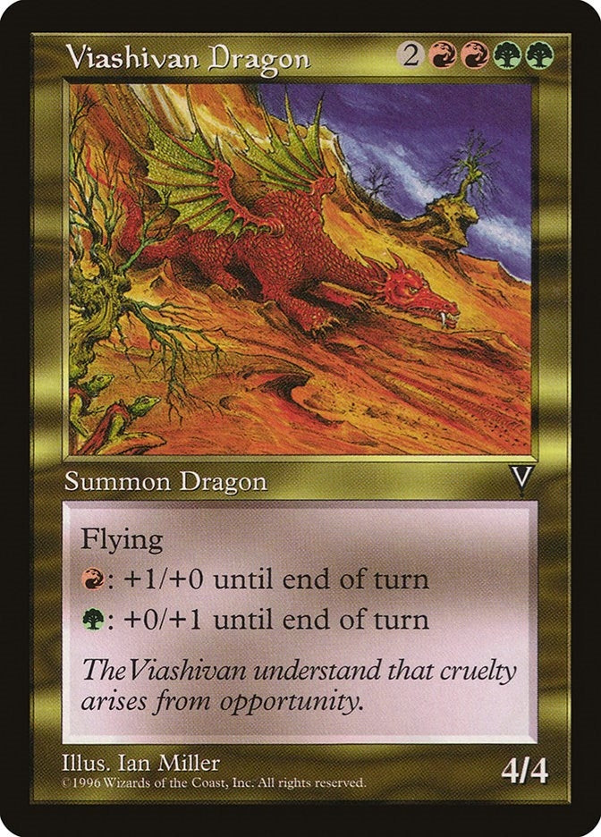 Image for Viashivan Dragon (Visions) - Magic: The Gathering