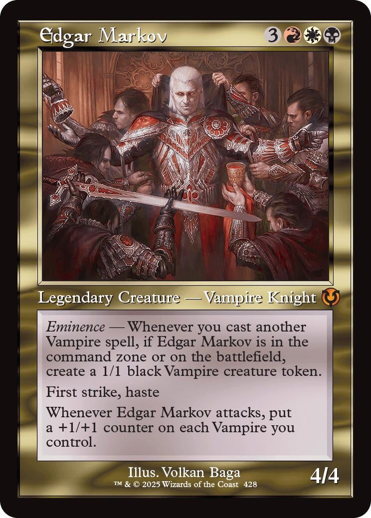 Image for Edgar Markov (Retro Frame) (428) (Innistrad Remastered) - Magic: The Gathering