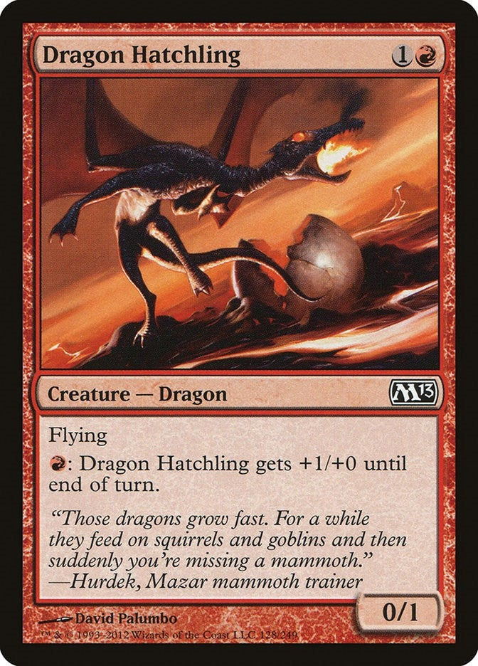 Image for Dragon Hatchling (128) (Magic 2013 (M13)) - Magic: The Gathering