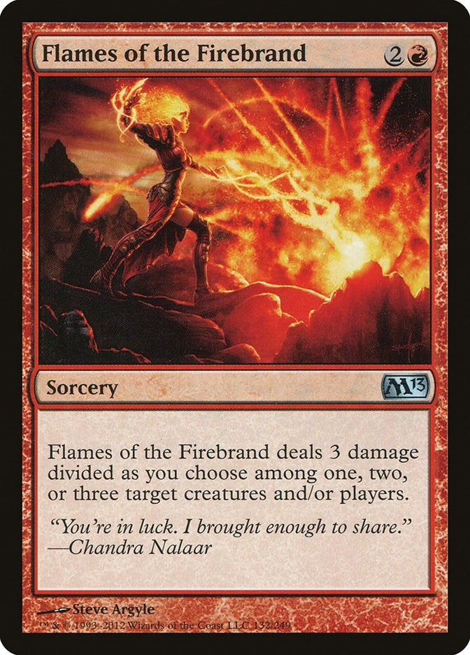 Image for Flames of the Firebrand (132) (Magic 2013 (M13)) - Magic: The Gathering
