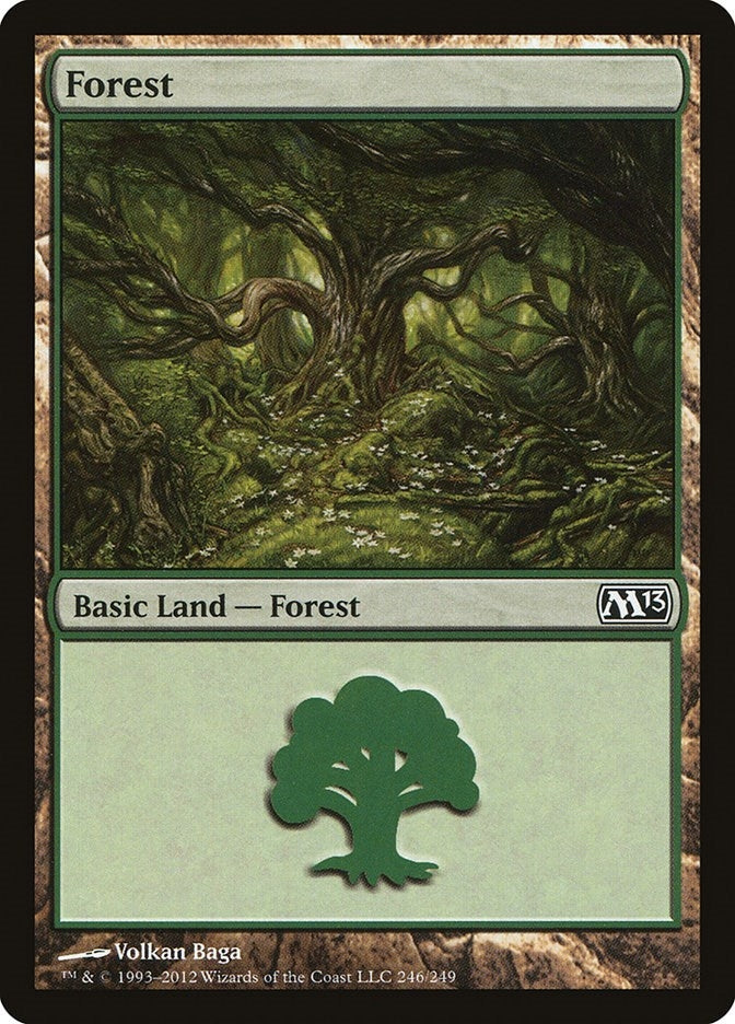 Image for Forest (246) (246) (Magic 2013 (M13)) - Magic: The Gathering